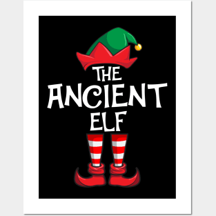 Ancient Elf Matching Family Christmas Posters and Art